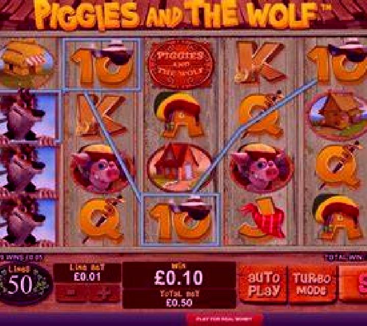 Piggies and The Wolf slot