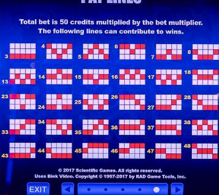 X-man 50 lines slot